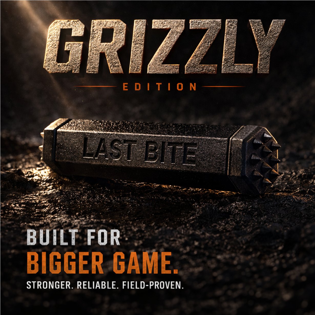 Grizzly Bite edition Last Bite tool, built for bigger game