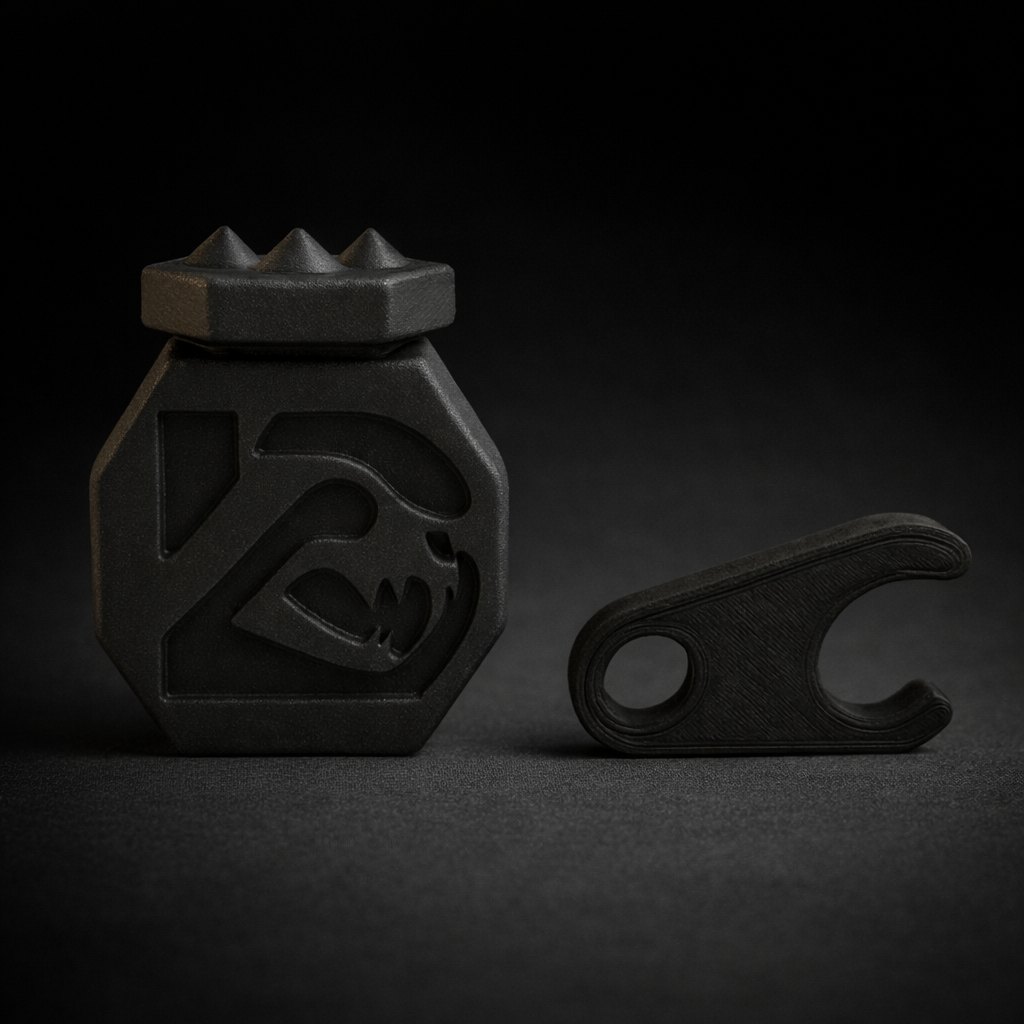 Mini Bite Pack in black, tool and jaw hook